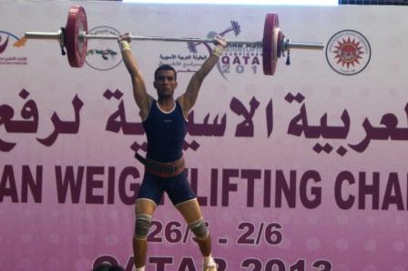 ثلاث فضيات لليمن  في افتتاح البطولة العربية الآسيوية لرفع الأثقال بالدوحة 