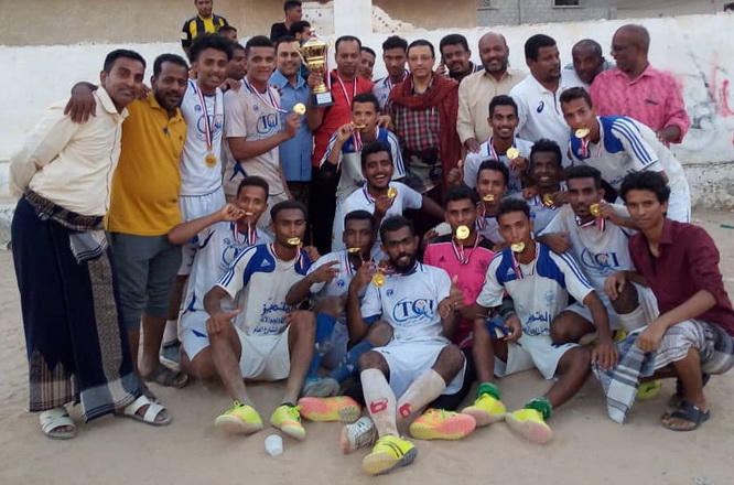 الحوثري ومسجدي يكرمان ابطال دوري كرة القدم للمعاهد التقنية والفنية