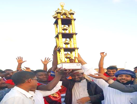 الفرسان بطلاً لكأس محافظ المهرة للفرق الرياضية الشعبية