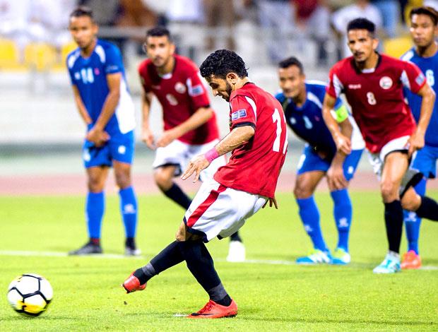 منتخبنا الوطني يتجاوز النيبال بثنائية في ليلة (الصعود التاريخي) إلى نهائيات كأس الأمم الآسيوية