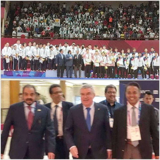 نعمان شاهر يكرم اليابان بطل اسياد جاكرتا في الجودو