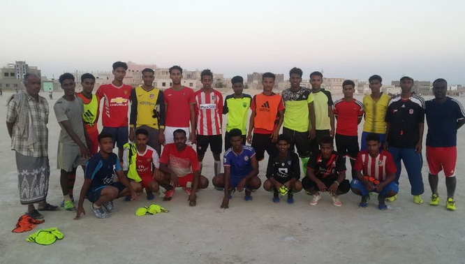 وحدة الحامي يجري مرانه الاخير للقاء اتحاد الشبيبه الودي 