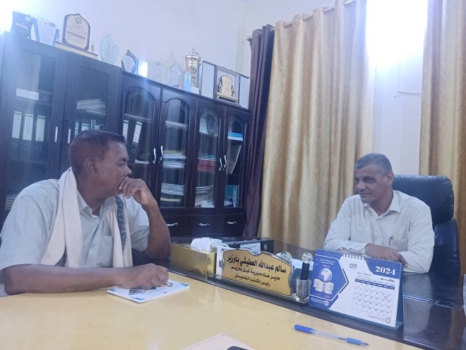 مناقشة تنفيذ الدورة التدريبية للإعلاميين الرياضيين المستجدين بغيل باوزير