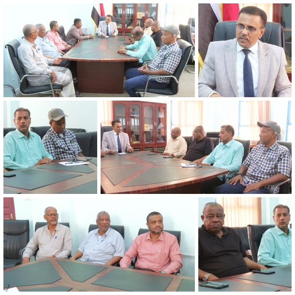 الأمين العام لمحلي حضرموت يلتقي قيادة فرع اتحاد كرة القدم ويطّلع على التحضيرات للدورة الآسيوية للمدربين وبطولة كأس حضرموت التاسعة 