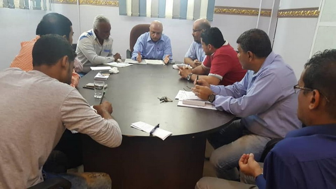 اللجنة الفنية تواصل استعداداتها لإقامة كاس الرئيس لكرة القدن وبطولات المحية والسلام للألعاب الرياضة