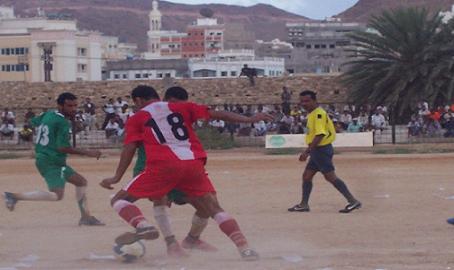 الامطار تؤجل مباراة شعب حضرموت ونصر الضالع في نصف نهائي كاس الوحدة الى صباح الغد