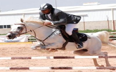 الغزالي الاول في قفز حواجز الناشئين ببطولة الفقيد الشيخ الاحمر للفروسية