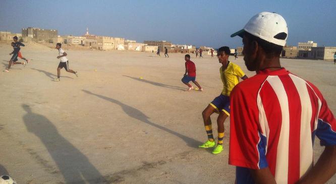 وحدة الحامي يواصل تدريباته ويستعد لمواجهة المكلا الإفتتاحية بكأس حضرموت السادسة  