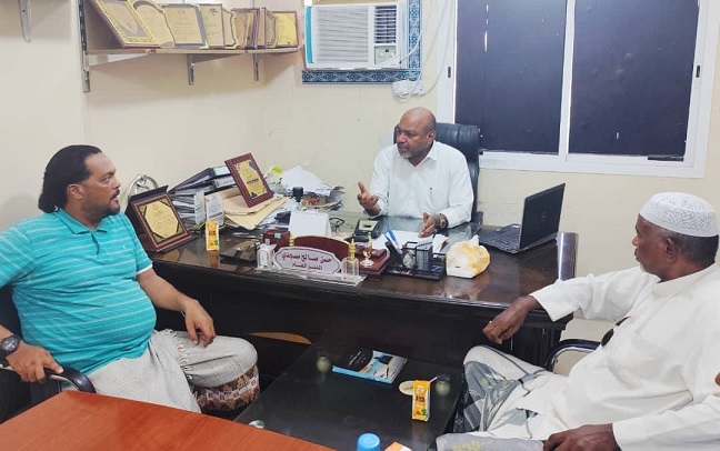 مسجدي يلتقي قيادة اتحادي الملاكمة ويطلع على التصورات الأولية لكأس حضرموت الأولى 