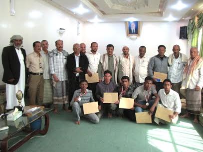 الوكيل المنهالي يكرم منتخب وادي حضرموت بطل الجمهورية للبنجاك سيلات