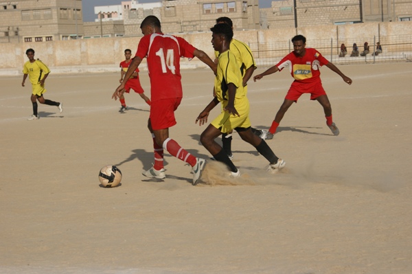 شعب حضرموت  يكسب سمعون في الدوري  التنشيطي لأندية الثانية 