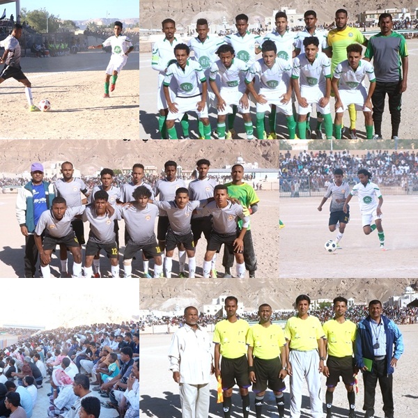 في افتتاحية ربع نهائي كأس حضرموت شباب القطن واهلي الغيل حبايب