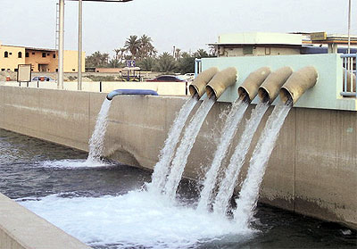 افتتاح مشروع مياه مديرية العبر 