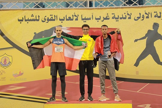 لاعب وحدة تريم هيثم يادين يحرز برونزية الوثب العالي ...