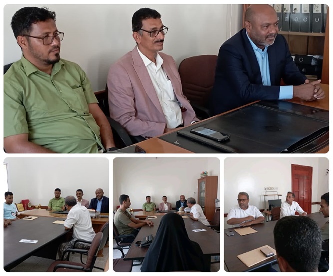 باظروس ومسجدي يطلعان على تحضيرات منتخب حضرموت لكرة السلة كراسي متحركة للمعاقين