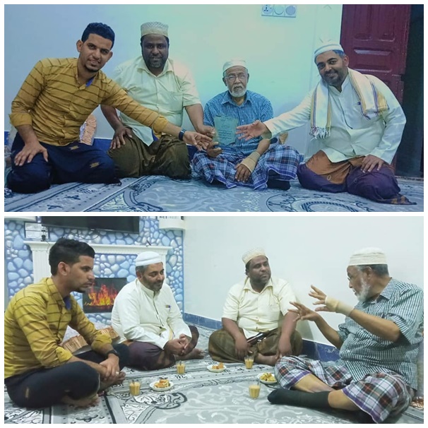 قيادة تنفيذية مؤتمر حضرموت الجامع بمديرية تريم تكرم الشخصية التربوية والرياضية الاستاذ عبيد عليان