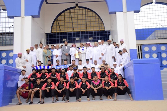 بعثة نادي الاتفاق تزور منشئات نادي الهلال السعودي 