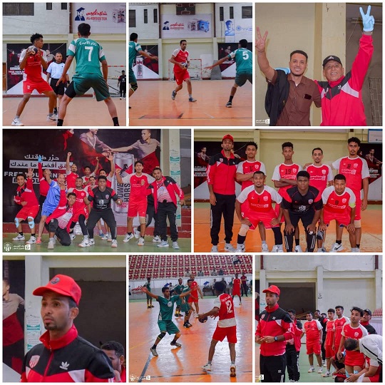 شعب حضرموت يخوض لقاء هام في افتتاح مربع كرة اليد 