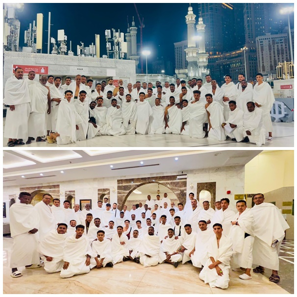 بعثة الأخضر المكلاوي تؤدي مناسك العمرة