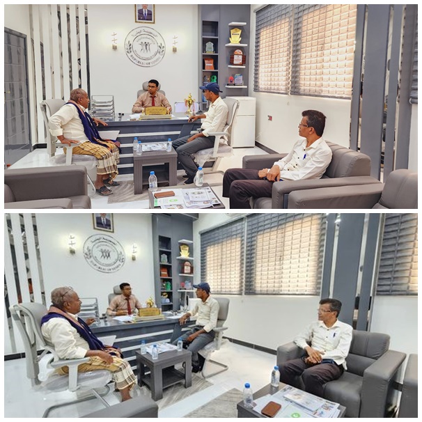 مناقشة نشاط ووضع لعبة الكرة الطائرة في وادي حضرموت.