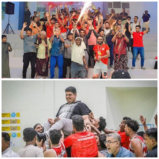 "بن طليب" يهنئ نادي شعب حضرموت بتتويجه بكاس سوبر السلة.
