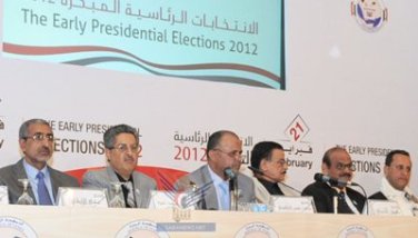 لجنة الانتخابات تعلن فوز عبدربه منصور هادي رئيسا للجمهورية بنسبة8ر99 % من إجمالي المقترعين 