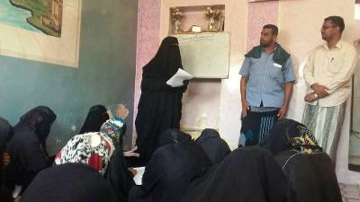  مكتب محو الامية يدشن الامتحانات الفصلية بمديرية الديس الشرقية.