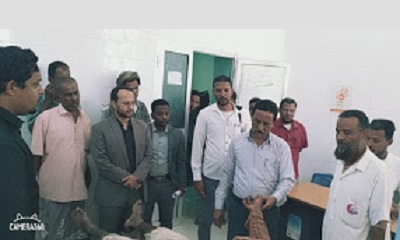 مديري عام مكتب الصحة والخدمة المدنية بوادي وصحراء حضرموت يطلعان على أوضاع مستشفى شبام حضرموت