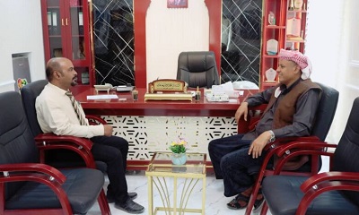 مدير عام سيئون يبحث تعزيز أوجه التعاون المشترك مع نيابة سيئون الابتدائية