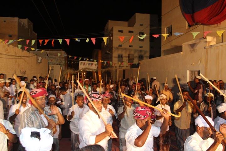 الفعاليات الاحتفالية بعيد الاضحى المبارك تتواصل بلعبة الشبواني والزامل والشعر الشعبي