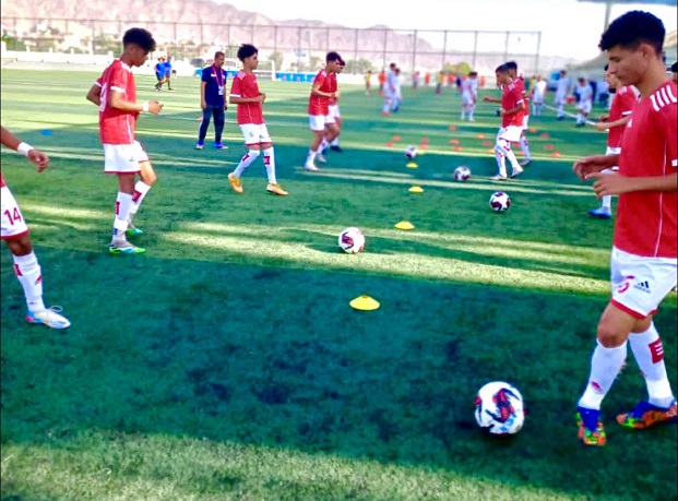 منتخب الناشئين يواصل استعداده لبطولة العرب