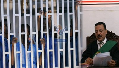 جزائية حضرموت تقضي بالسجن من 5- 10 سنوات لـ17 صوماليا ادينو بالقرصنة