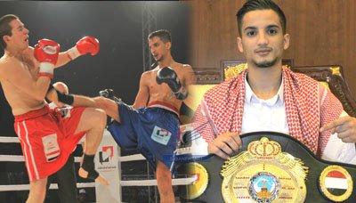 البطل اليمني الحميقاني يتوج ببطولة العالم للملاكمة العربية للمحترفين