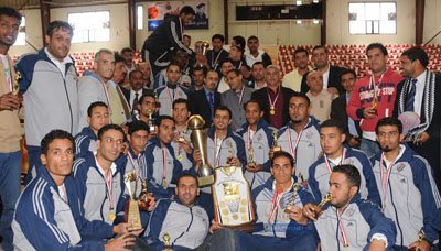 تكريم أبطال دوري الدرجتين الأولى والثانية لكرة السلة