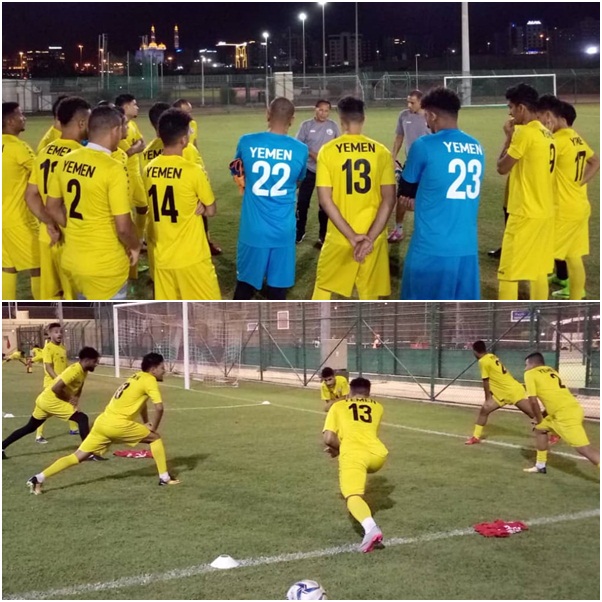 منتخبنا الوطني يواصل الاعداد في مسقط 