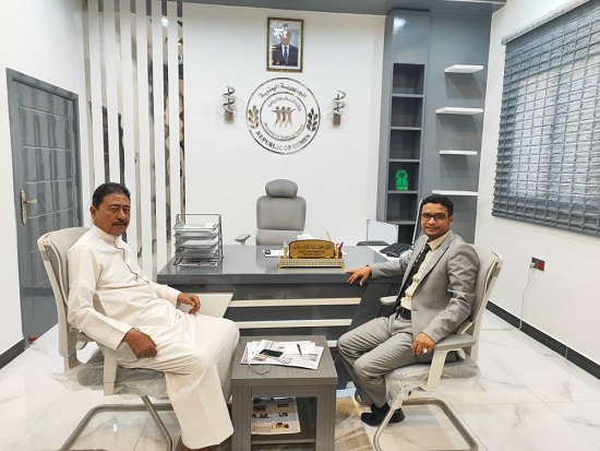 خلال لقائه برئيس فرع اتحاد القدم: "بن طليب" يناقش النشاط الكروي في وادي حضرموت 