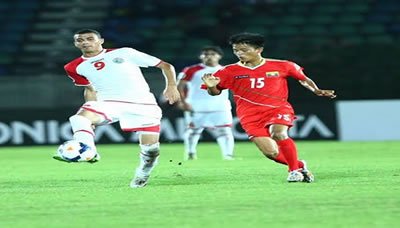 منتخب الشباب اليمني يتعادل مع مضيفه منتخب ميانمار في نهائيات كأس آسيا