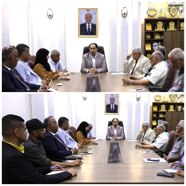 البكري يجتمع بـ "اللجنة الوزارية" المكلفة بحل مشكلة أندية عدن واتحاد القدم