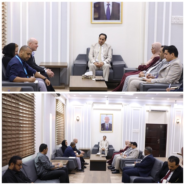 الوزير البكري يبحث مع مسؤولي "اليونيسيف" عدد من القضايا المتعلقة بالشباب