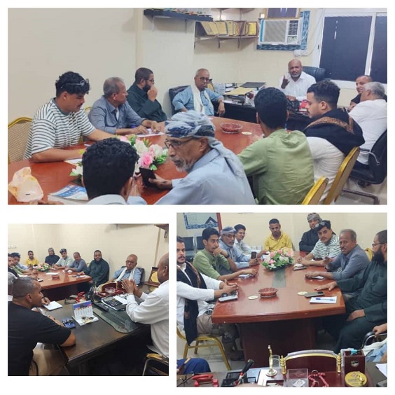 قيادات الشباب والرياضة واتحادات الألعاب الرياضية يناقشون المرحلة الأولى للأنشطة والبطولات بساحل حضرموت