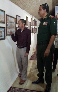 اختتام معرض الفنان التشكيلي الرسام سالم محفوظ باسليم