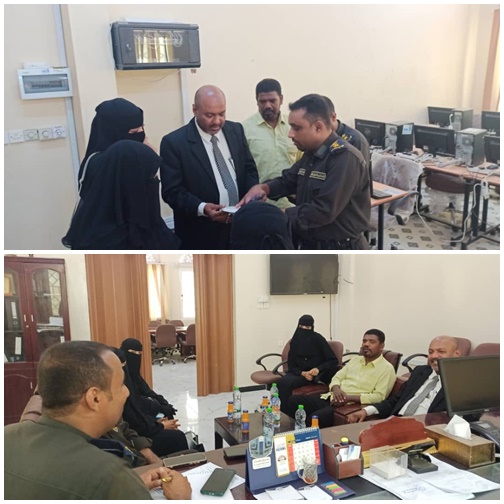 في زيارته لمصلحة السجون بالمكلا..  مسجدي والعكبري يناقشان إقامة الأنشطة الرياضية والتوعوية
