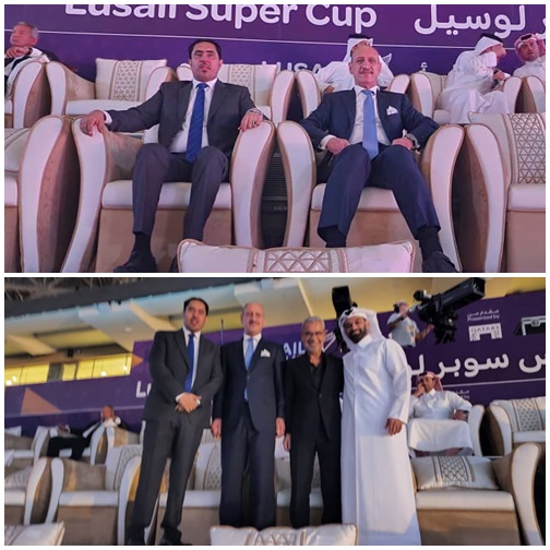 وزير الشباب والرياضة حاضرًا في كأس "السوبر لوسيل" بدولة قطر