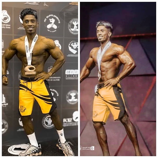 محافظ حضرموت يهنئ بطل كمال الاجسام أنس بلعلا لإحرازه برونزية "دبي برو"