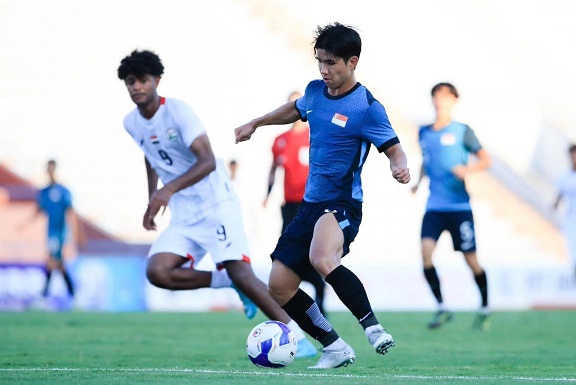 منتخبنا الأولمبي يفتتح مشواره الآسيوي بفوز مستحق على سنغافورة