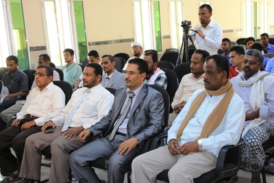 تدشين مشروع حملة ( اليمن وطننا ) وإطلاق المنصة الالكترونية لحشد الدعم الاقتصادي بوادي حضرموت