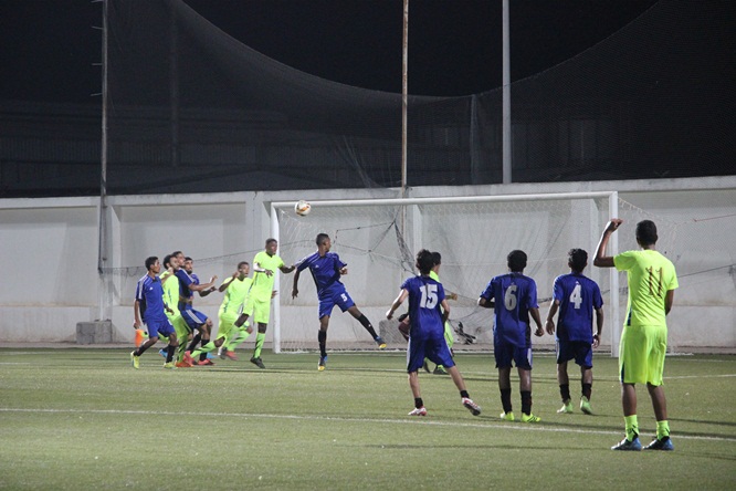 بعشرة لاعبين الانطلاق يعادل النصر في بطولة المريسي  