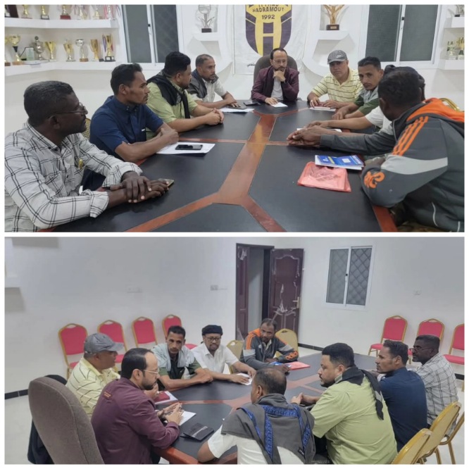 الهيئة الإدارية لنادي اتحاد حضرموت تشكل لجنة مختصة بلعبة كرة الطائرة