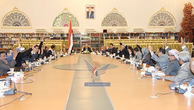 في اجتماع برئاسة رئيس الجمهورية الاقرار النهائي لاقاليم الدولة الاتحادية على اساس ستة أقاليم (مكتمل)