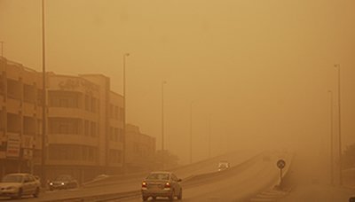 المركز الوطني للارصاد يحذر من كتلة هوائية محملة بغبار كثيف واسع الانتشار